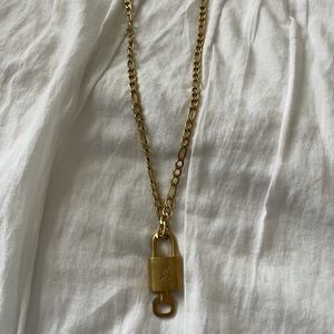 Authentic Louis Vuitton Key lock necklace